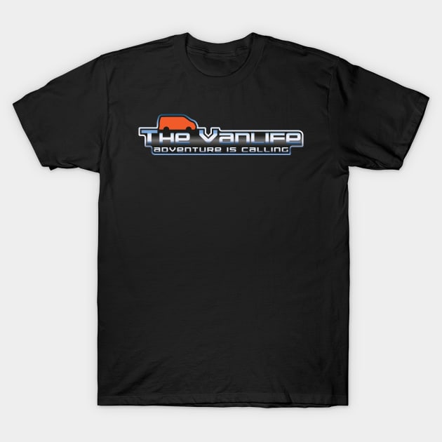 The Van Life: Adventure is calling T-Shirt by The Van Life